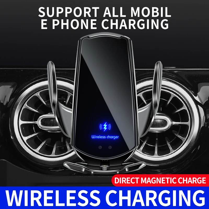 30W Car Wireless Charger Magnetic Automatic Car Mount Phone Holder For iPhone Xiaomi Samsung Infrared Induction Fast Charging - Image 4